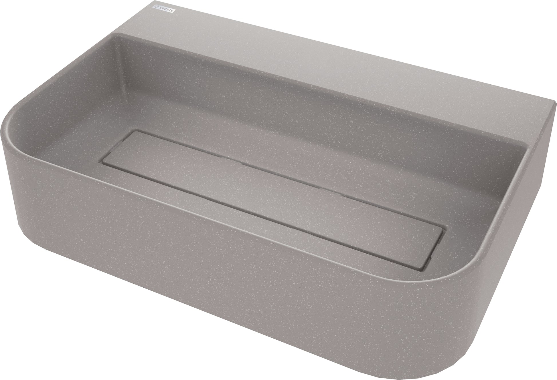 Granite washbasin, countertop, with tap shelf - with cover plate