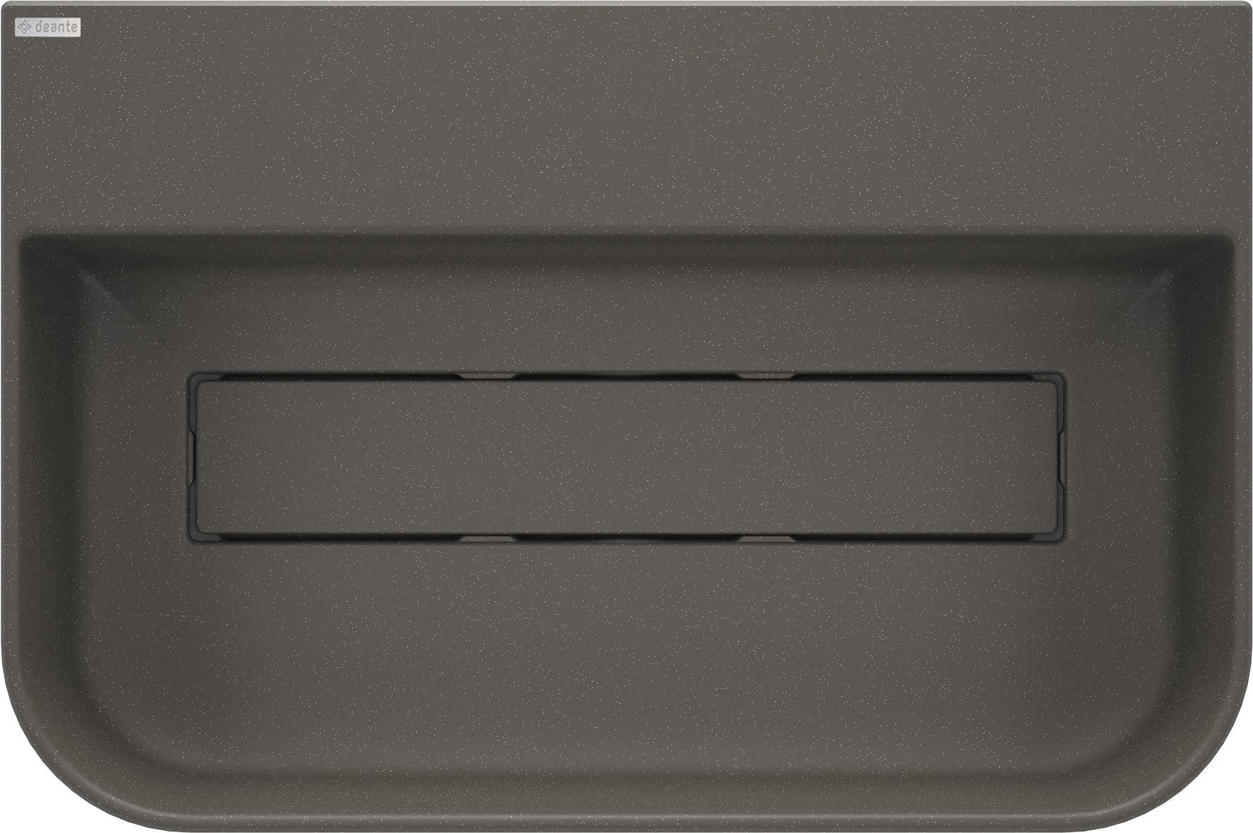 Granite washbasin, countertop, with tap shelf - with cover plate