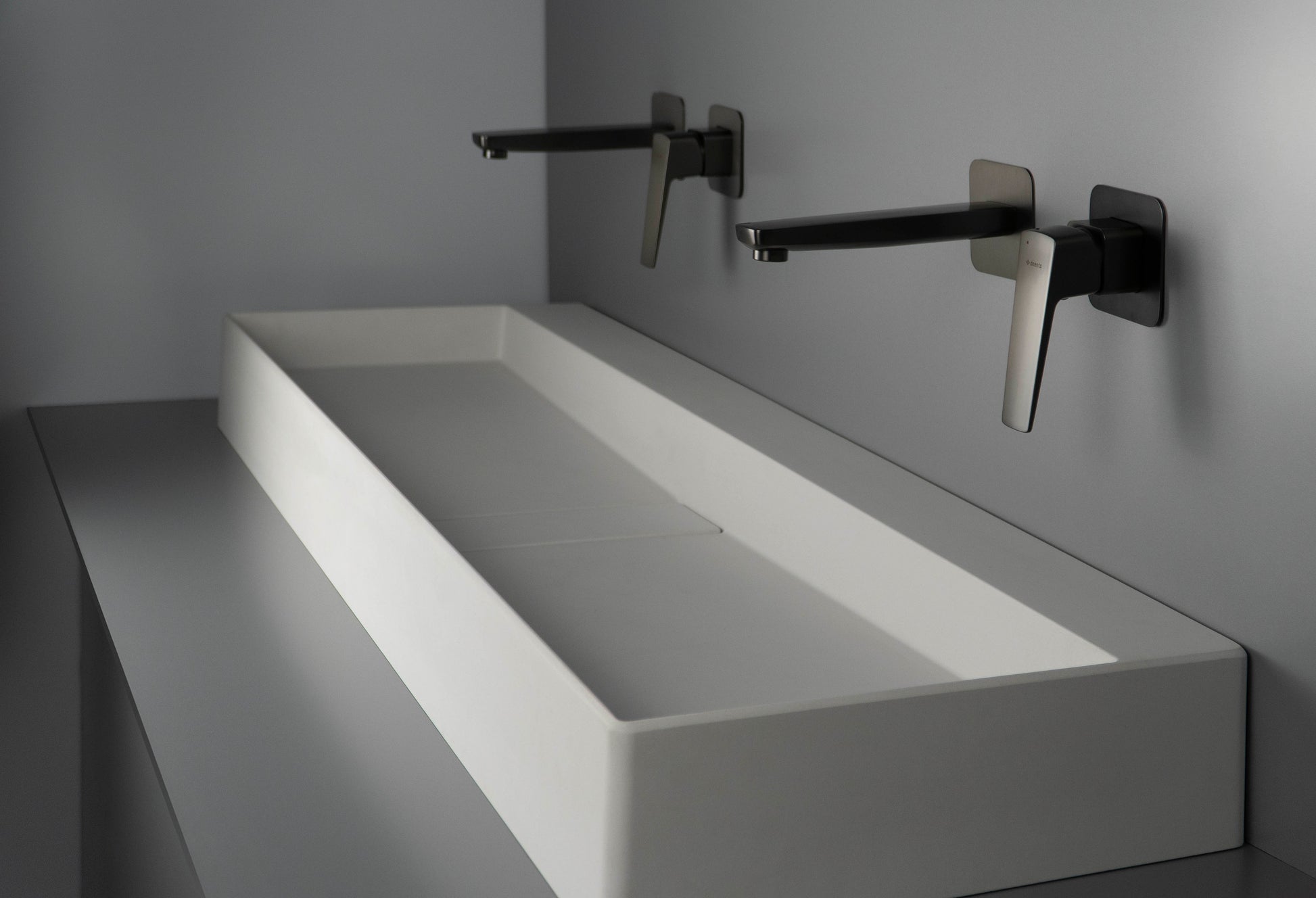 Granite washbasin, countertop - with cover plate