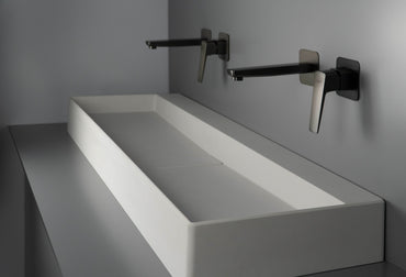 Granite washbasin, countertop - with cover plate