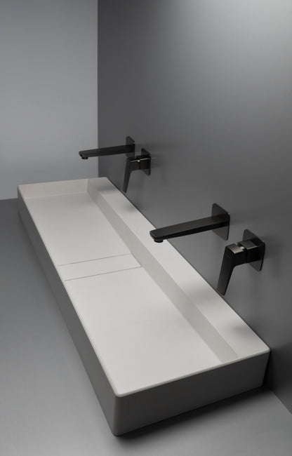 Granite washbasin, countertop - with cover plate