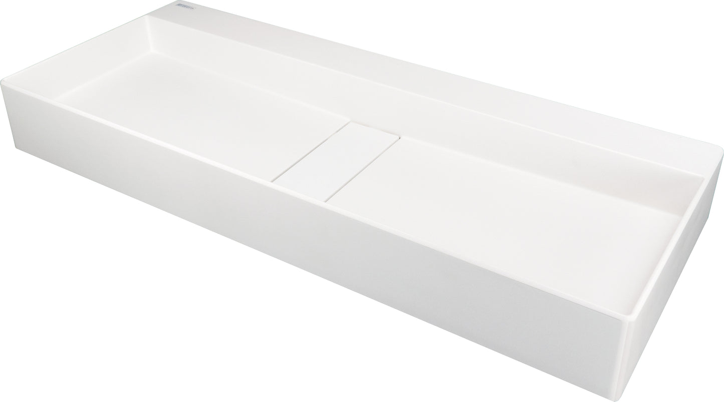 Granite washbasin, countertop - with cover plate