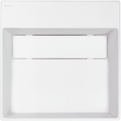 Granite washbasin, countertop, with tap shelf - with cover plate