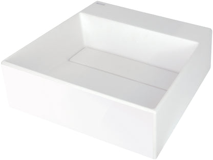 Granite washbasin, countertop, with tap shelf - with cover plate