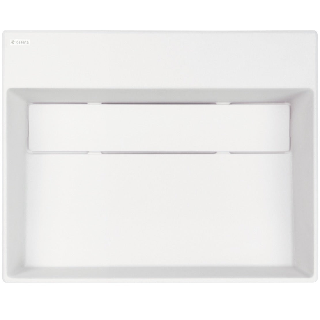 Granite washbasin, countertop, with tap shelf - with cover plate
