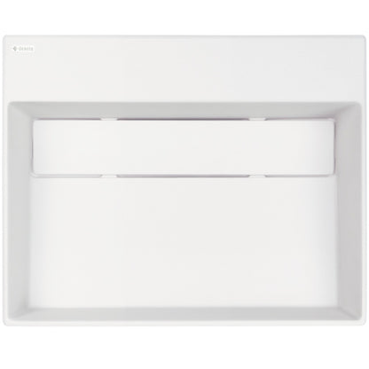 Granite washbasin, countertop, with tap shelf - with cover plate