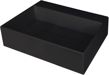 Granite washbasin, countertop, with tap shelf - with cover plate