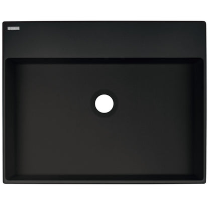 Granite washbasin, countertop, with tap shelf - 500x400 mm