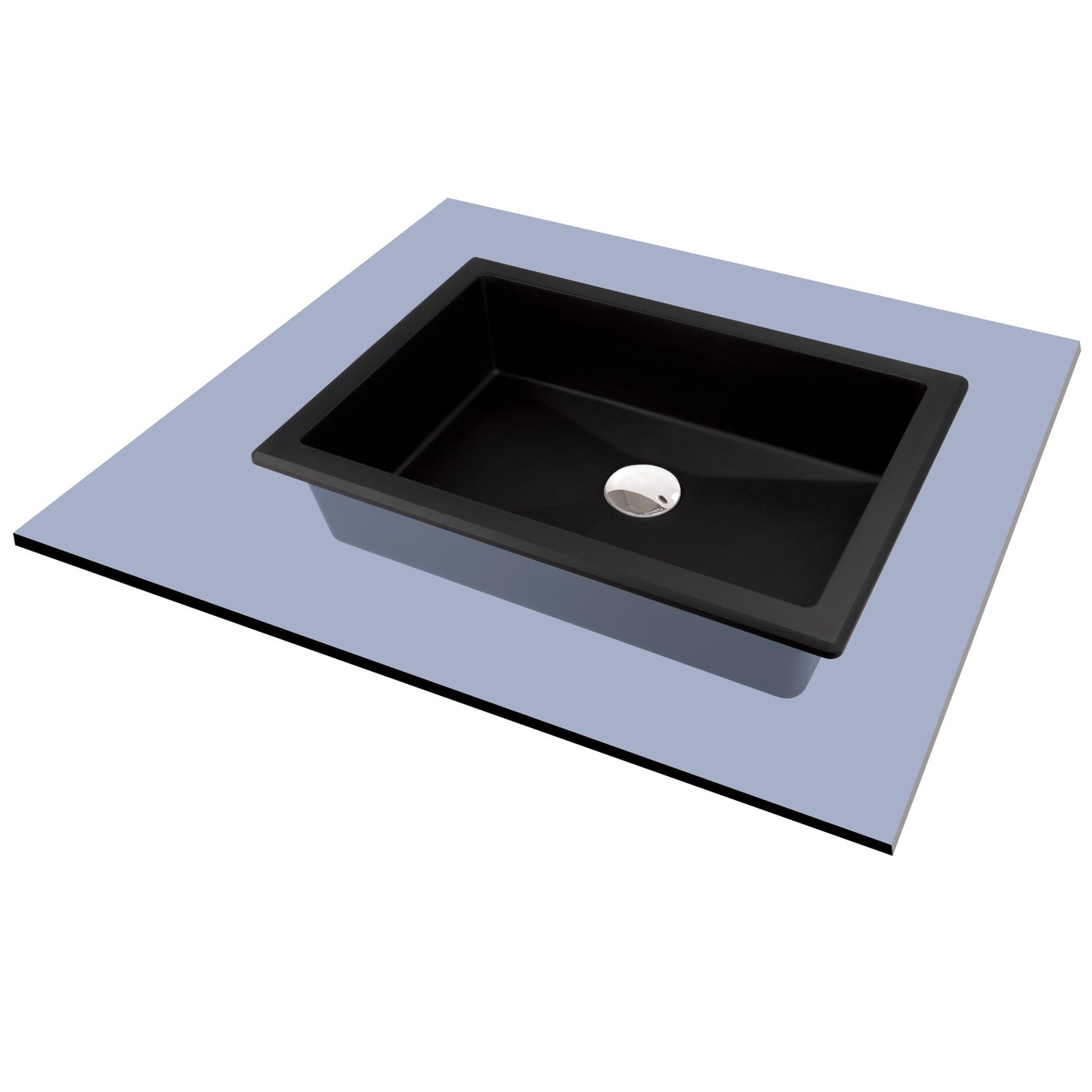 Granite washbasin, undermount/inset