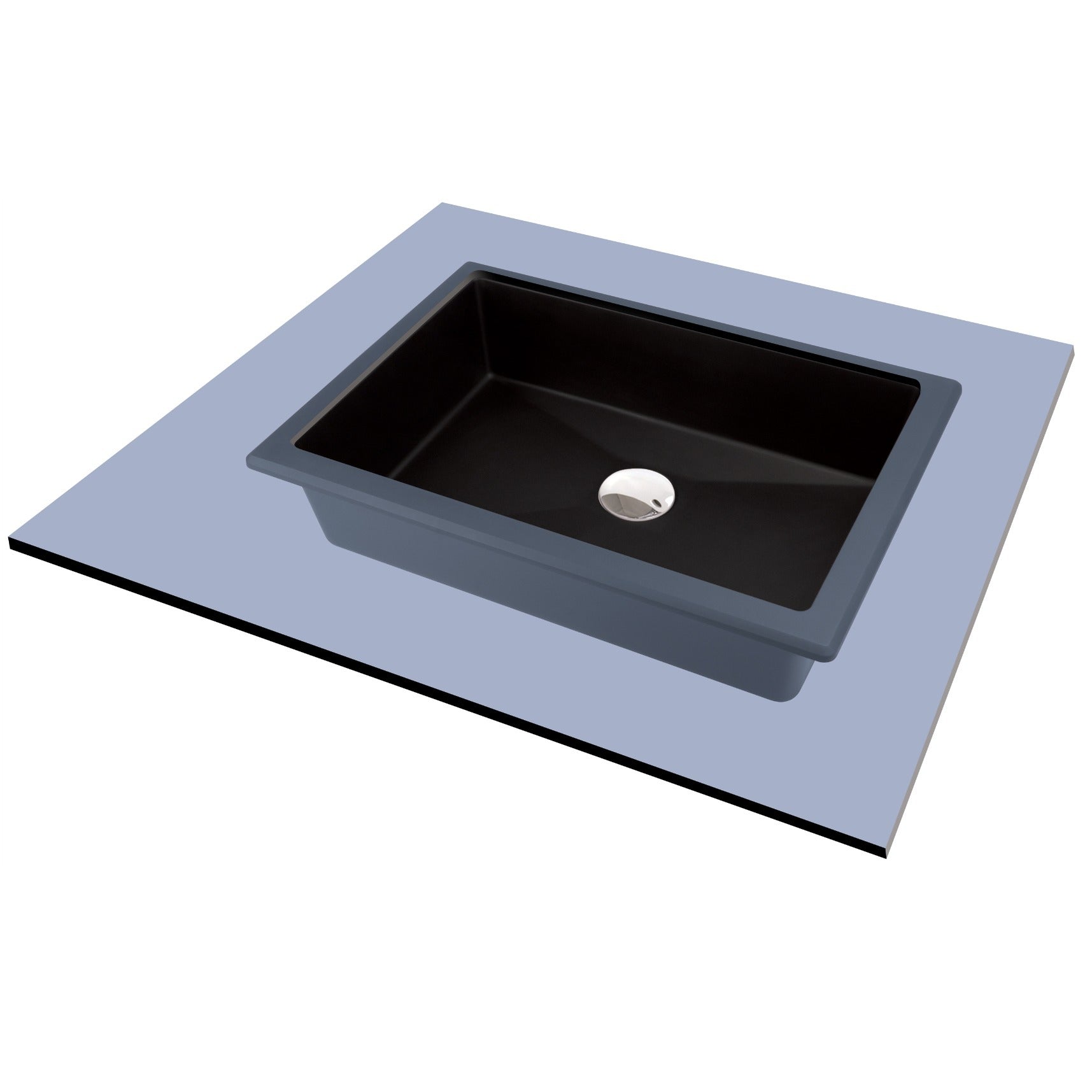 Granite washbasin, undermount/inset