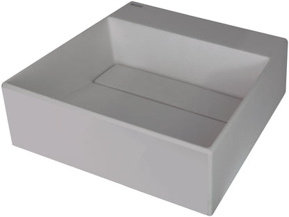 Granite washbasin, countertop, with tap shelf - with cover plate