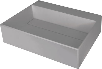 Granite washbasin, countertop, with tap shelf - with cover plate