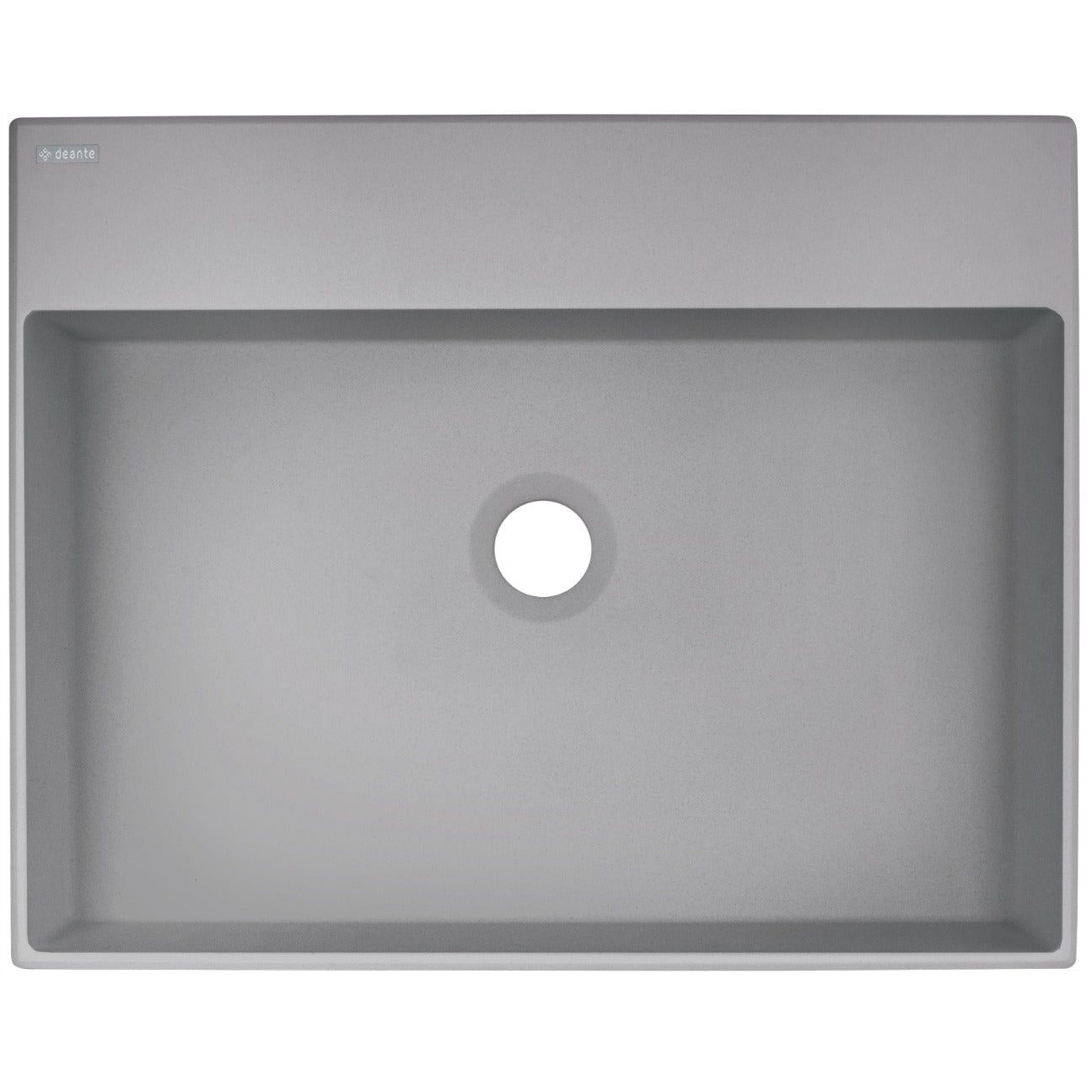 Granite washbasin, countertop, with tap shelf - 500x400 mm