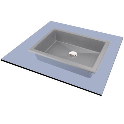 Granite washbasin, undermount/inset