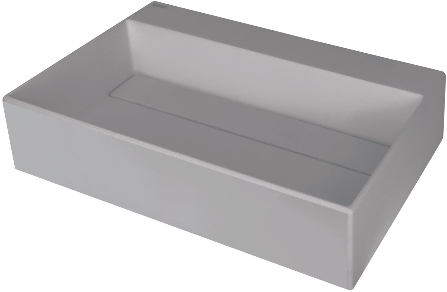 Granite washbasin, countertop, with tap shelf - with cover plate