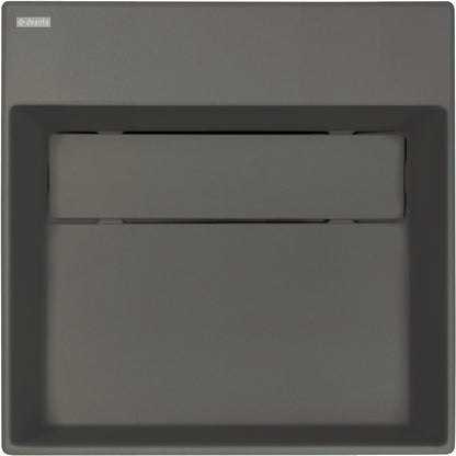 Granite washbasin, countertop, with tap shelf - with cover plate