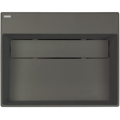 Granite washbasin, countertop, with tap shelf - with cover plate