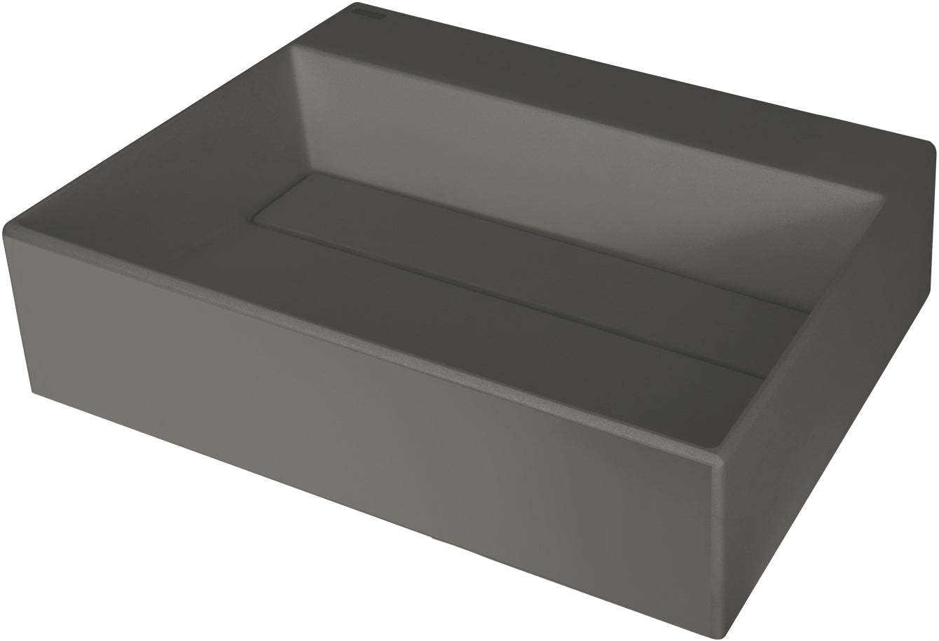 Granite washbasin, countertop, with tap shelf - with cover plate