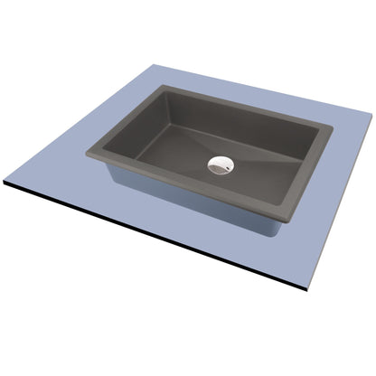 Granite washbasin, undermount/inset