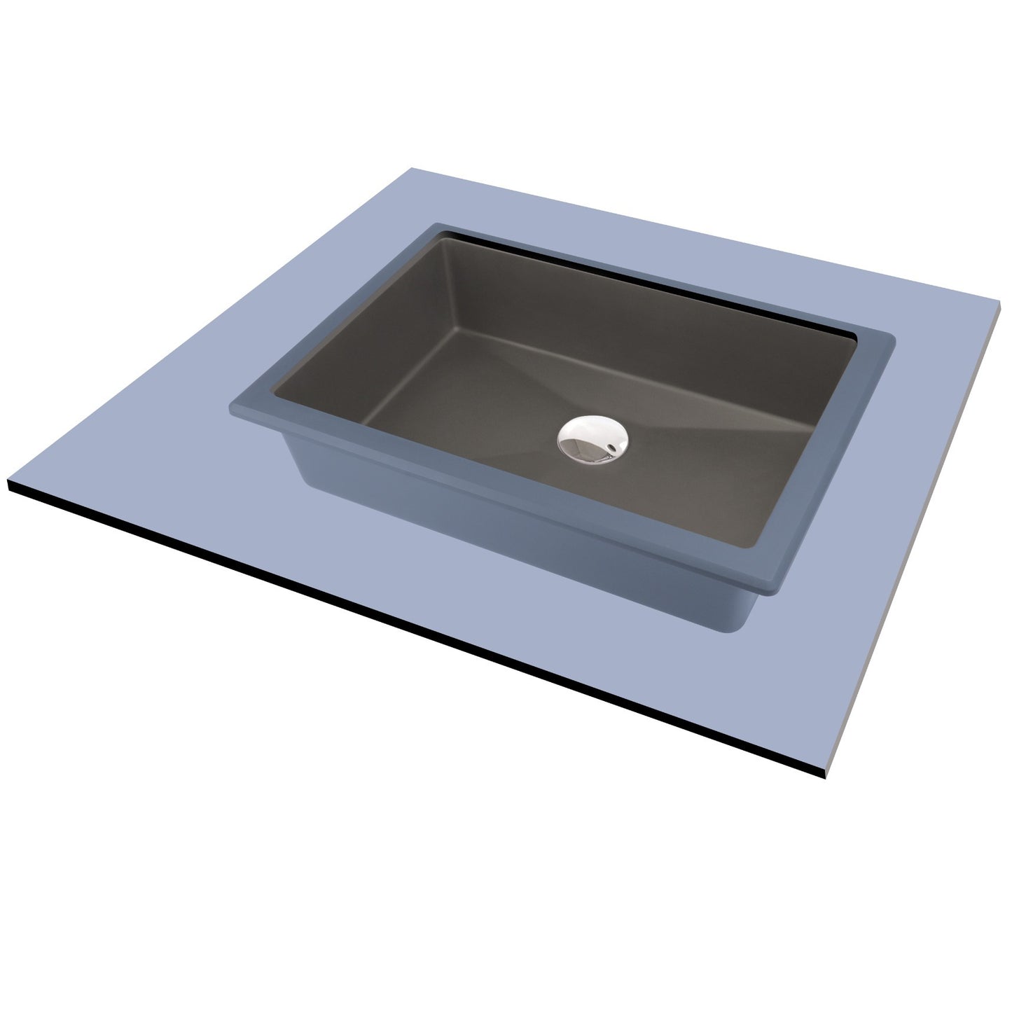Granite washbasin, undermount/inset