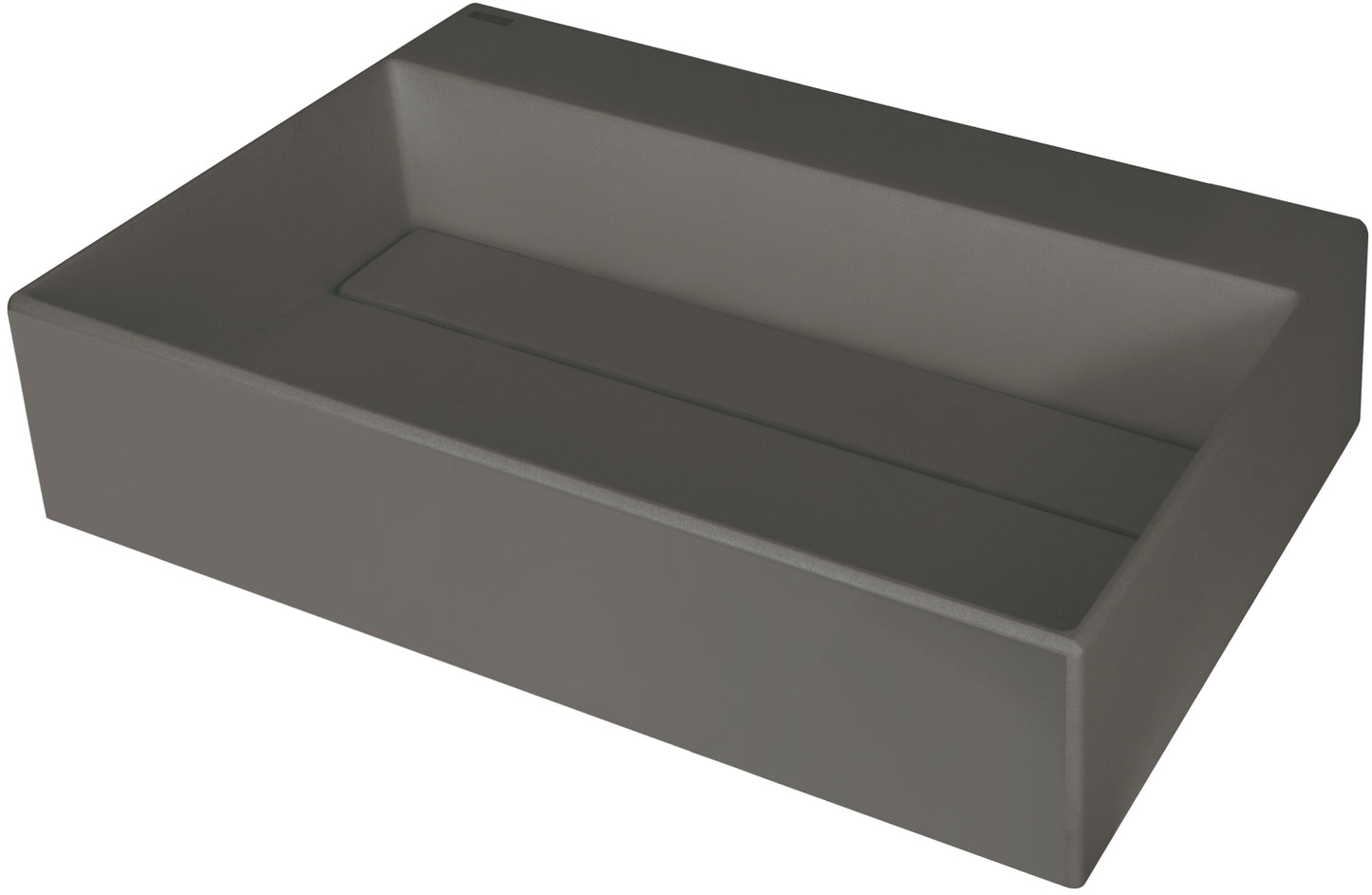 Granite washbasin, countertop, with tap shelf - with cover plate
