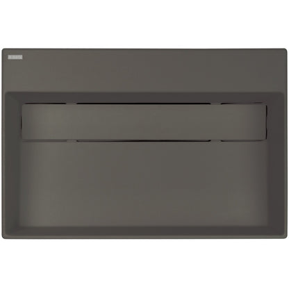 Granite washbasin, countertop, with tap shelf - with cover plate