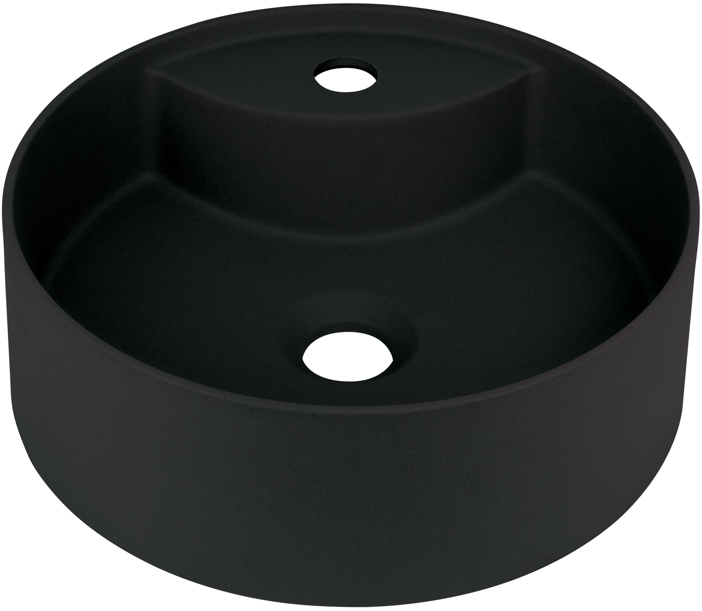 Granite washbasin, countertop, with tap shelf