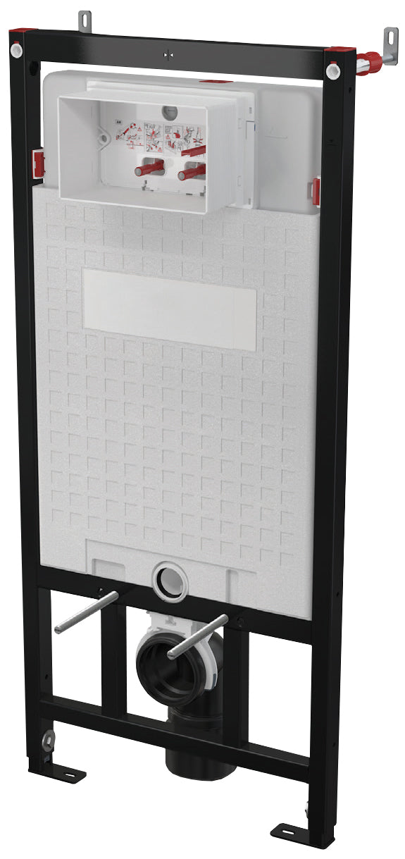 Concealed frame, for wall-mounted toilet bowls - 4/2 l flushing