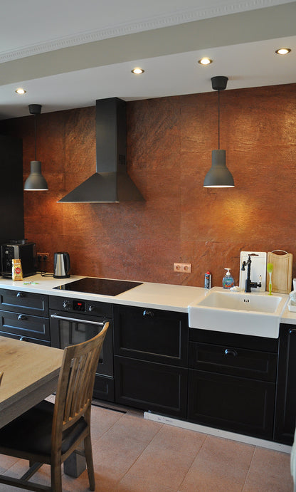 Copper Shine Stone Veneer