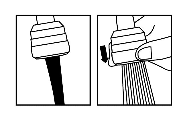 Dual-function aerator, with elastic hose