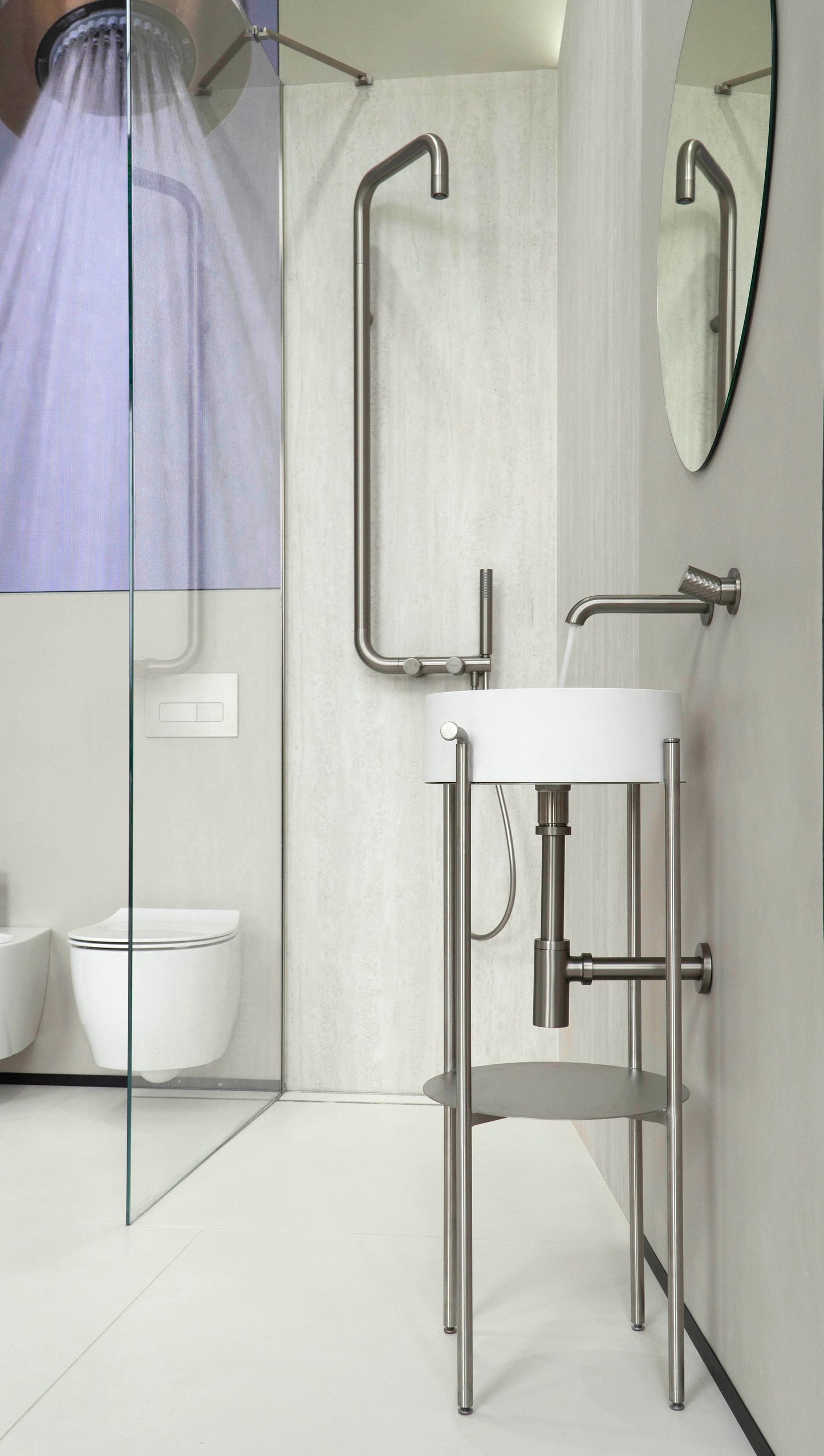 Washbasin tap, concealed