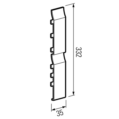 VOX J-202 Joint Cover for Vinyl Siding 10pcs