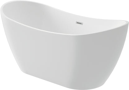 Acrylic bathtub, freestanding, oval - 170 cm