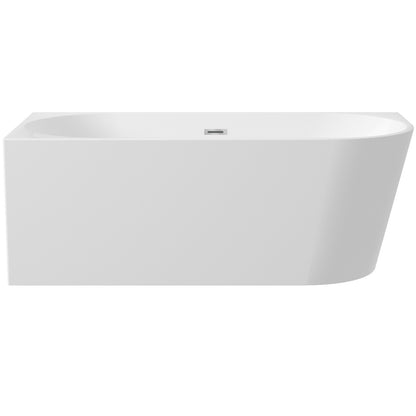 Acrylic bathtub, corner/free-standing, left - 170 cm