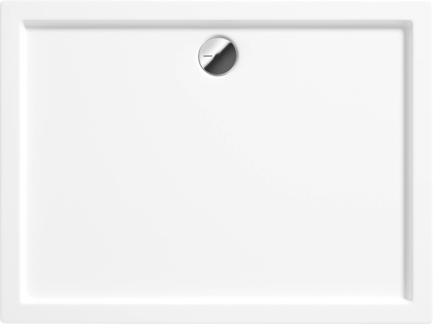 Acrylic shower tray, rectangular, 120x90 cm