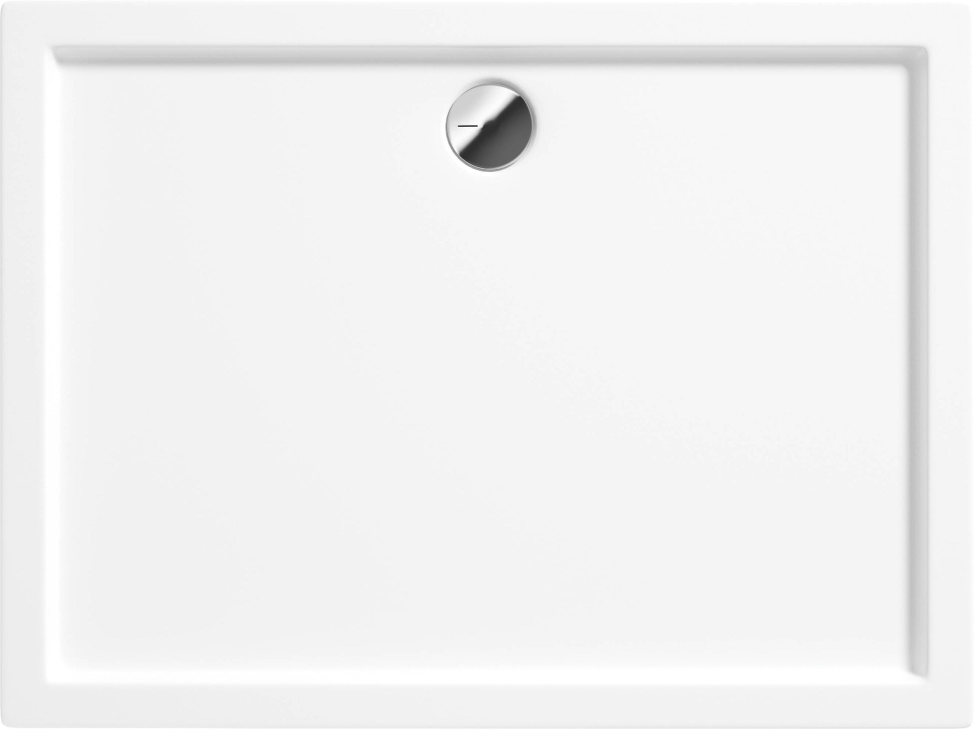 Acrylic shower tray, rectangular, 120x80 cm