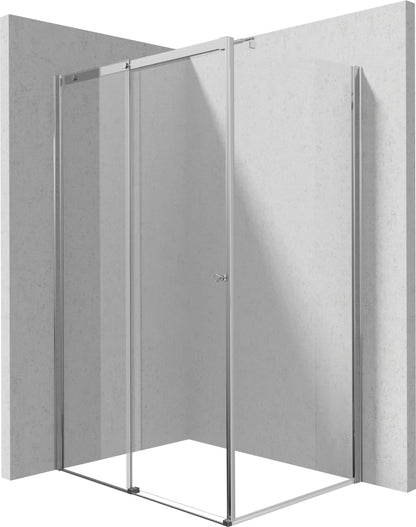Shower cabin, rectangular, 100x90 cm