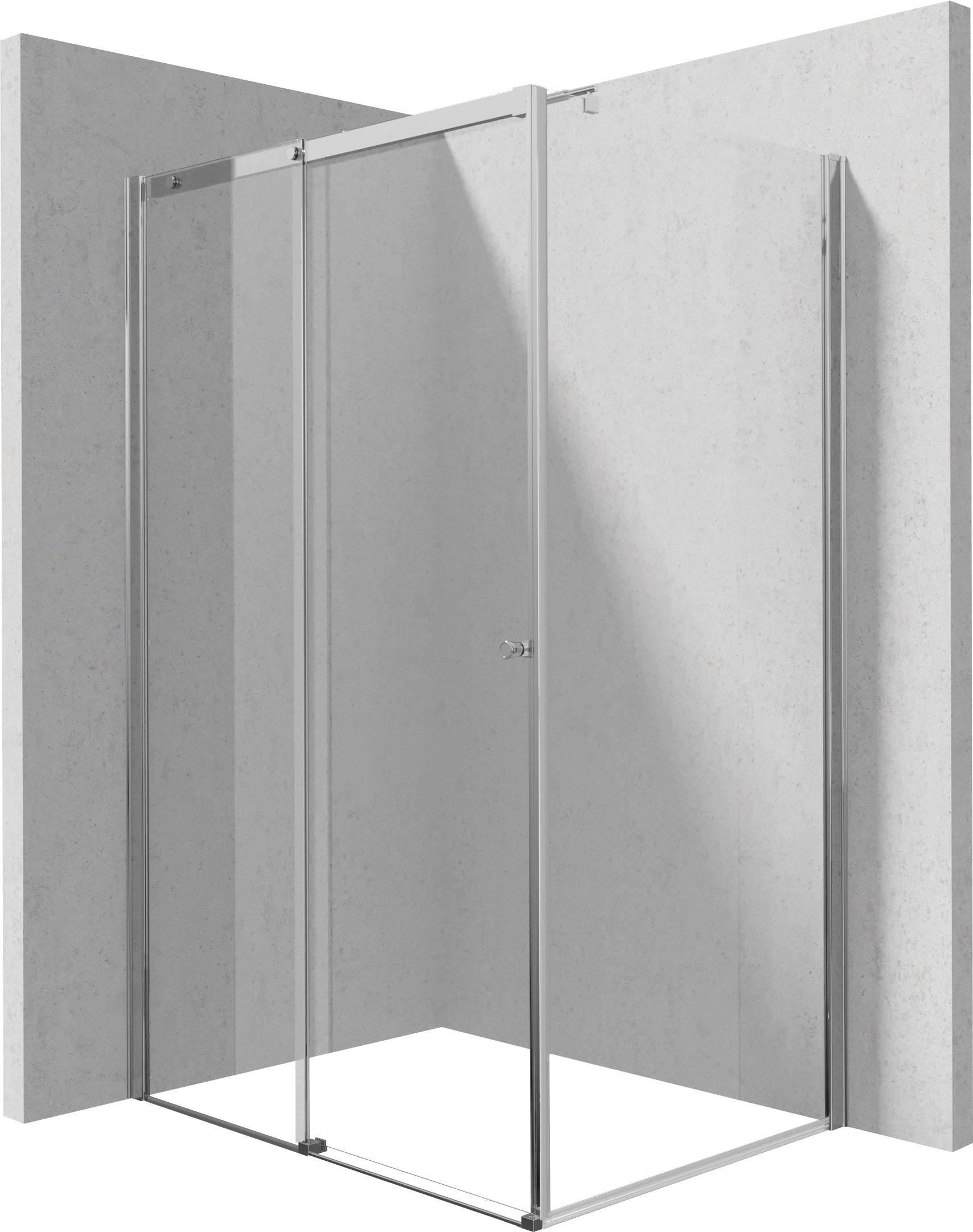 Shower cabin, rectangular, 120x80 cm