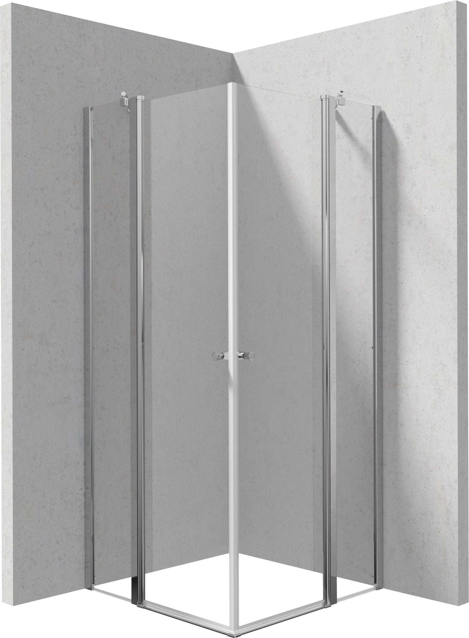Shower cabin, square, 80x80 cm