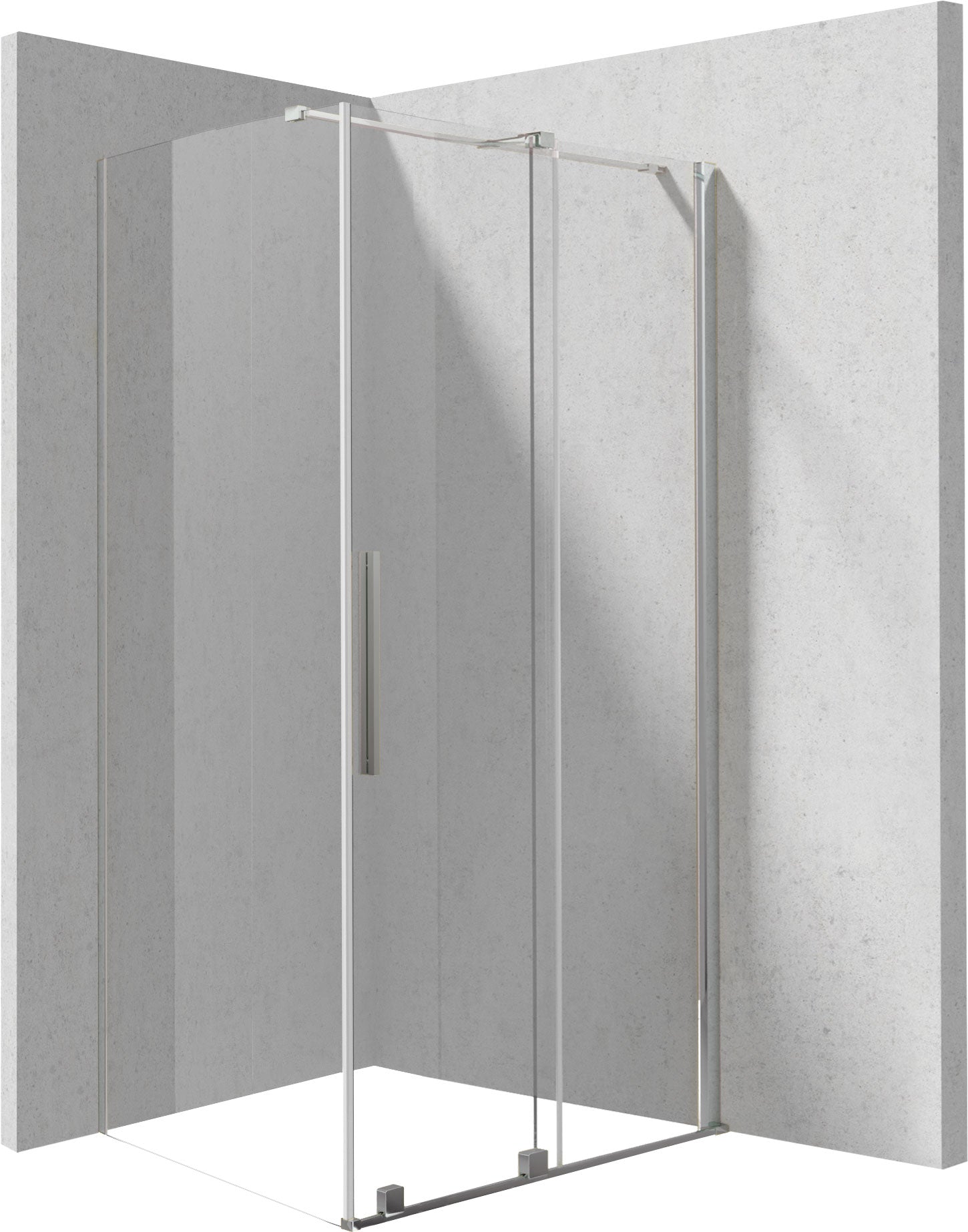 Shower cabin, rectangular, 140x70 cm