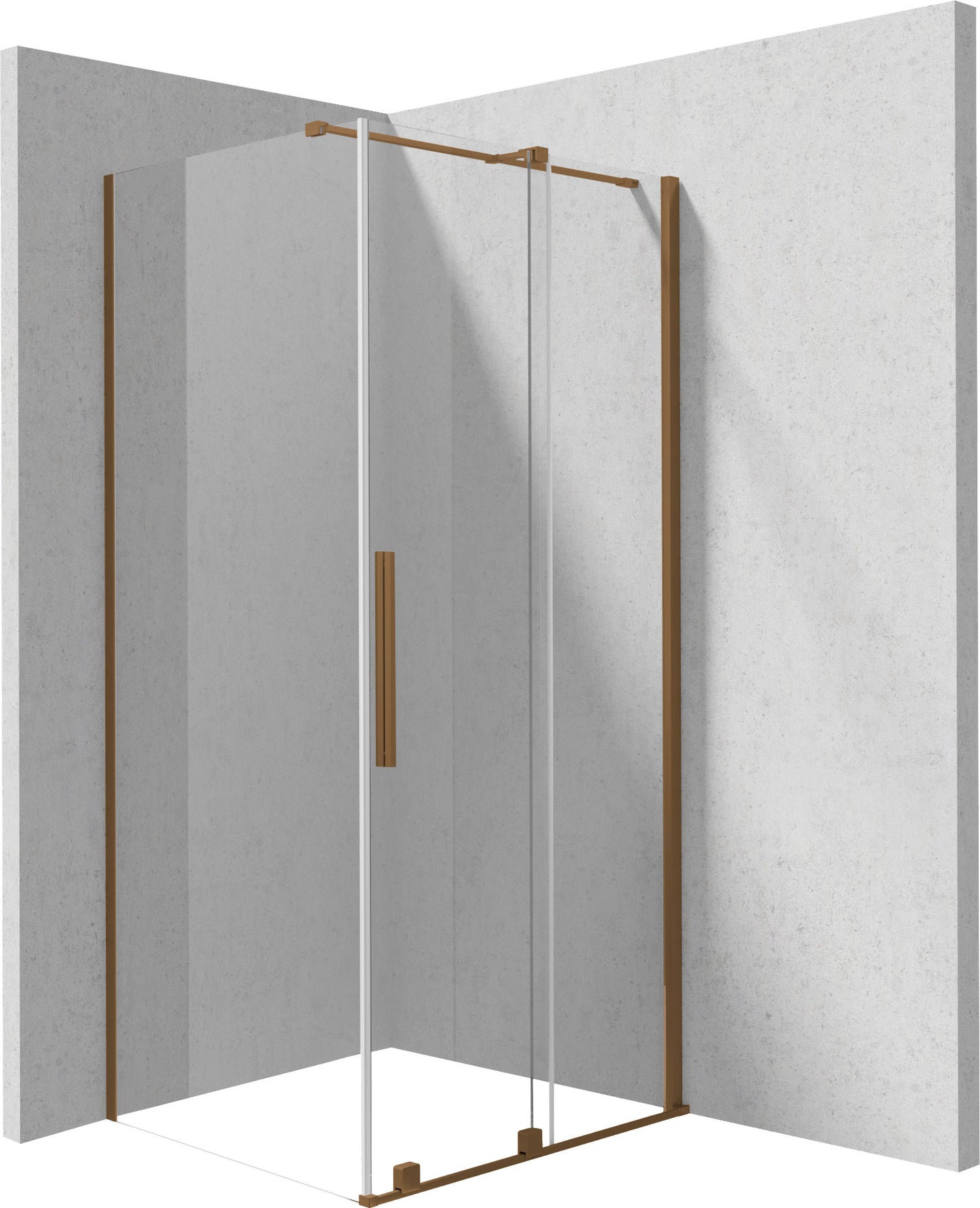 Shower cabin, rectangular, 100x80 cm