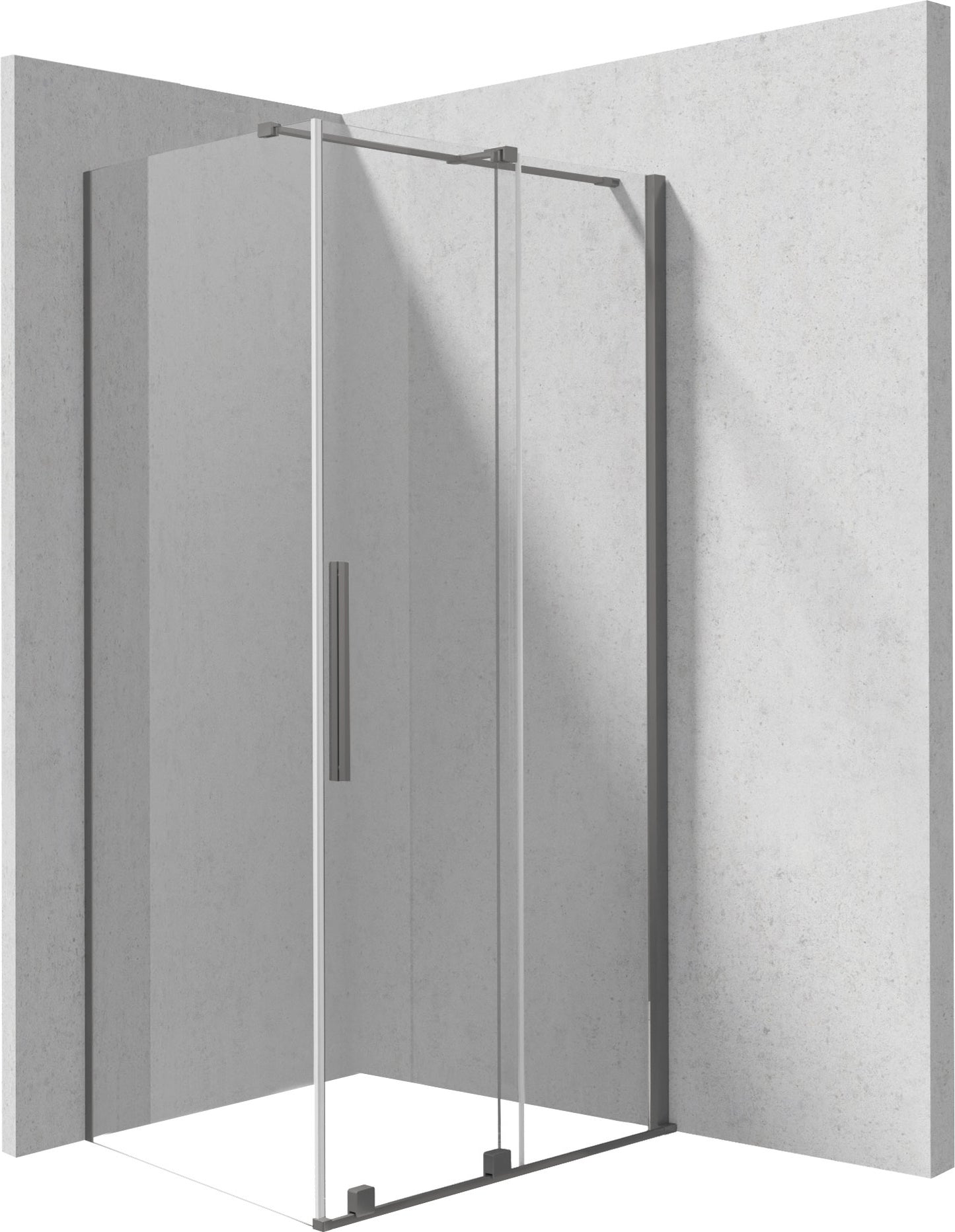 Shower cabin, rectangular, 140x70 cm