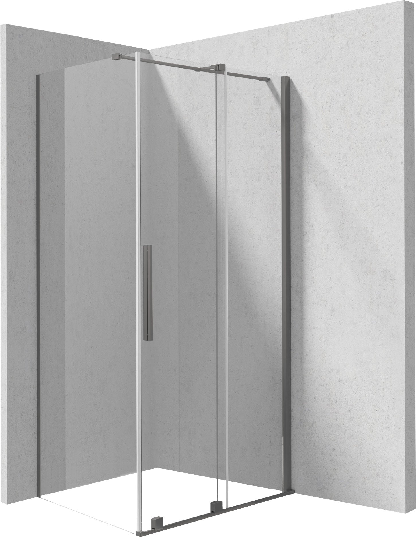 Shower cabin, rectangular, 140x70 cm