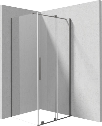 Shower cabin, rectangular, 100x80 cm