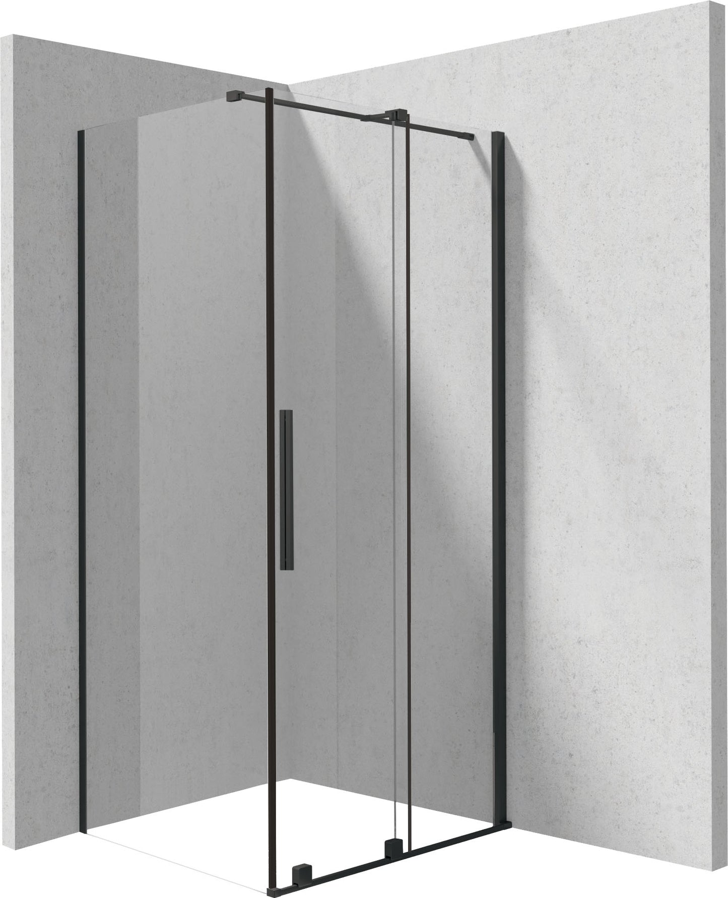Shower cabin, rectangular, 100x90 cm