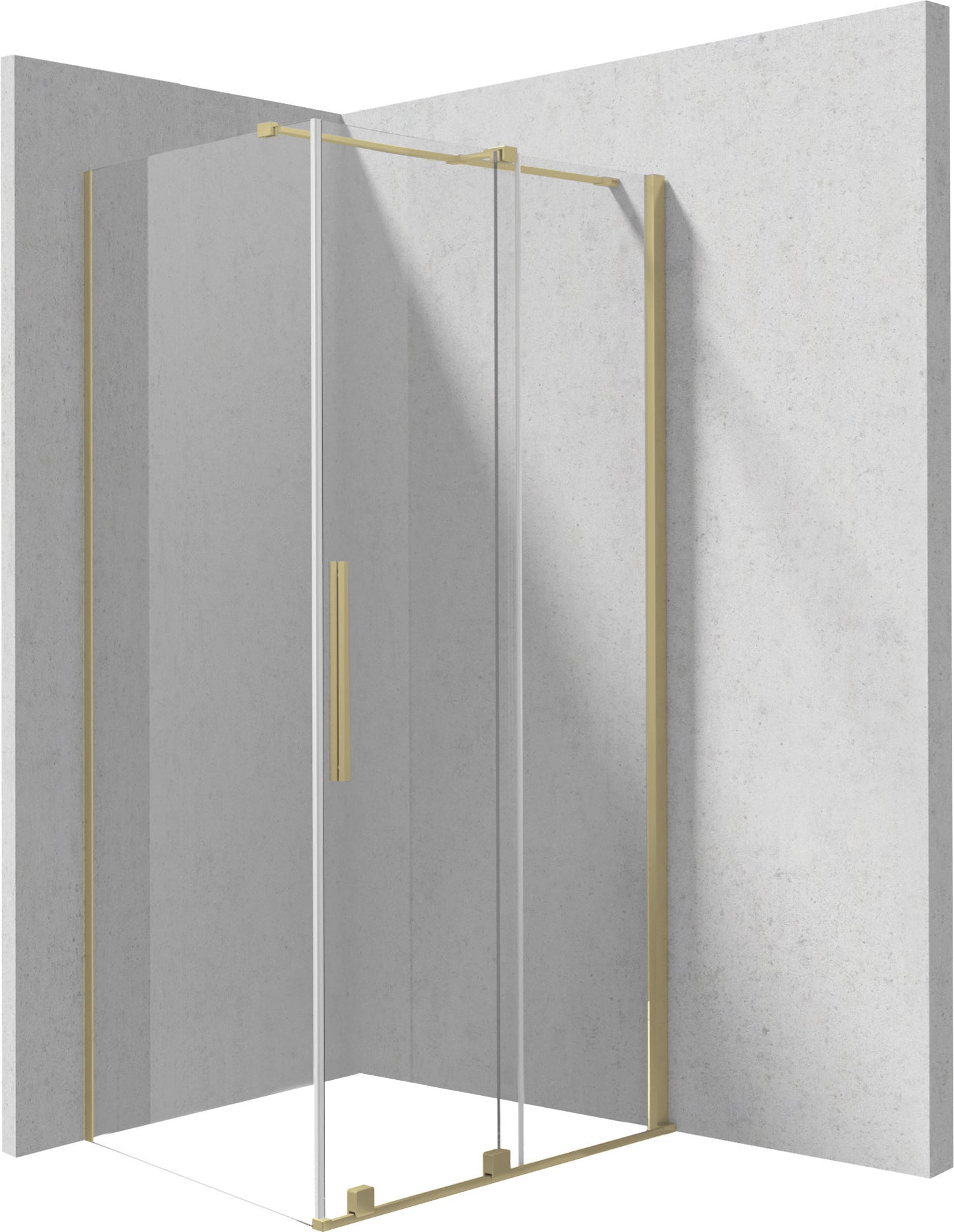 Shower cabin, rectangular, 140x70 cm