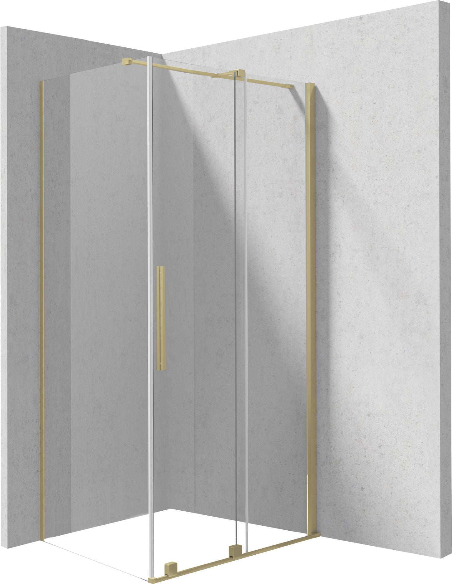 Shower cabin, rectangular, 140x70 cm