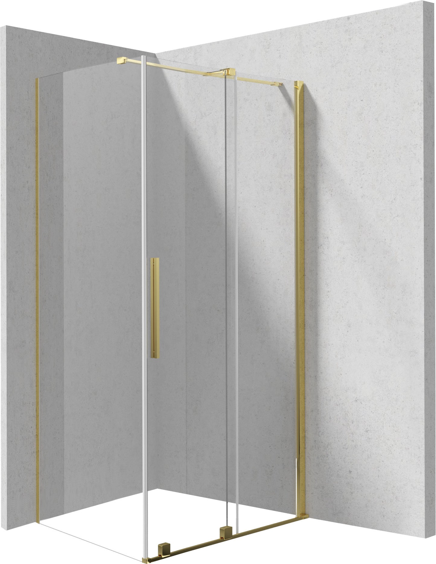 Shower cabin, rectangular, 140x70 cm