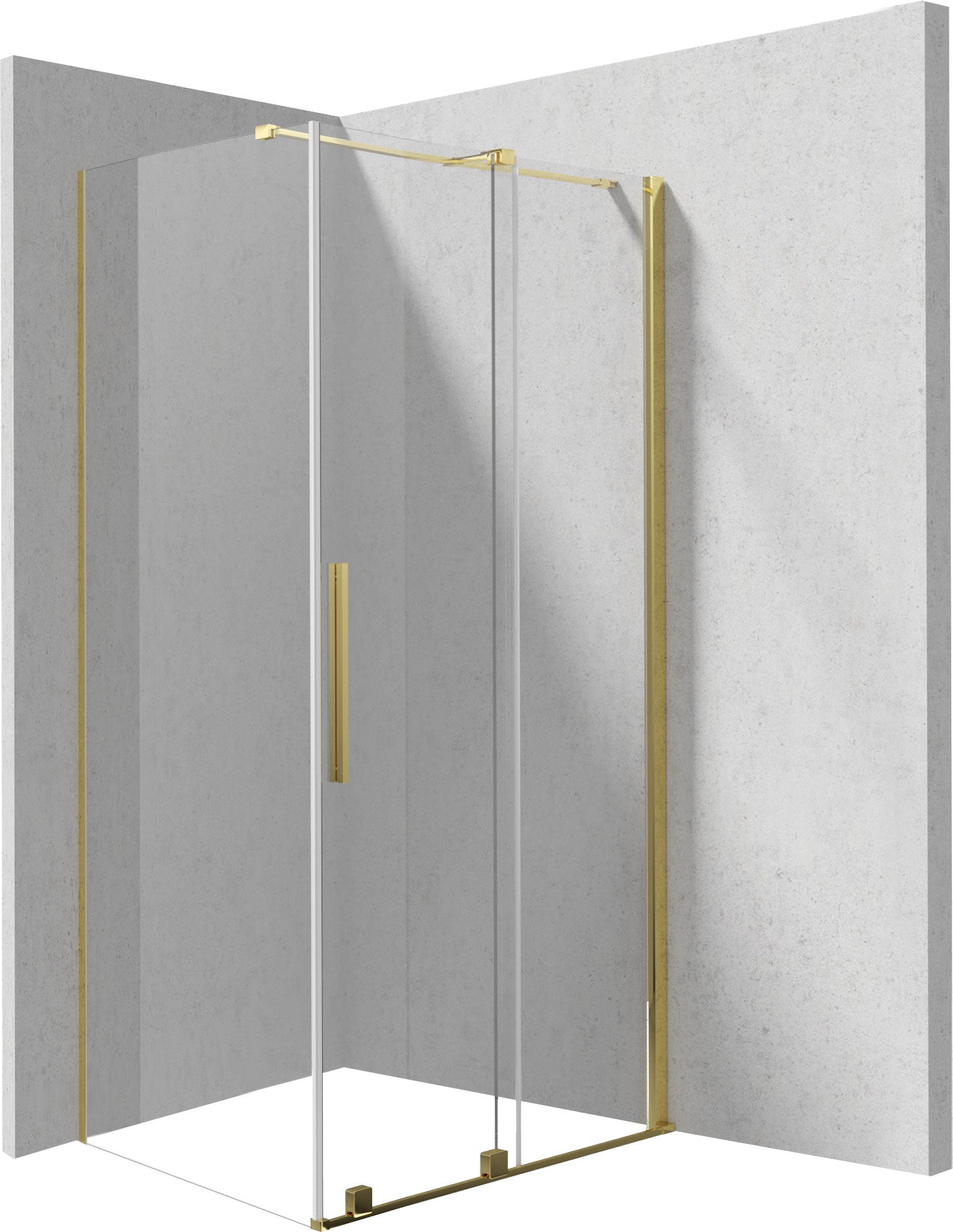 Shower cabin, rectangular, 140x70 cm