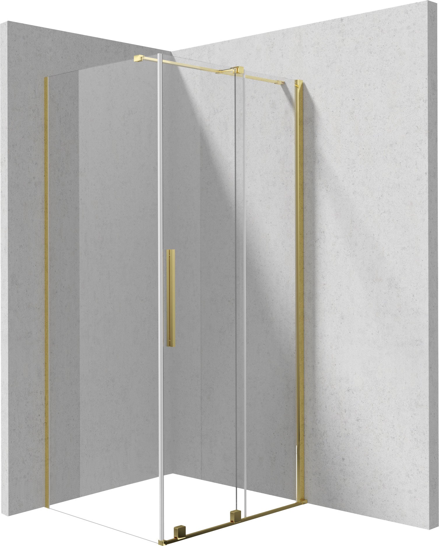 Shower cabin, rectangular, 100x90 cm